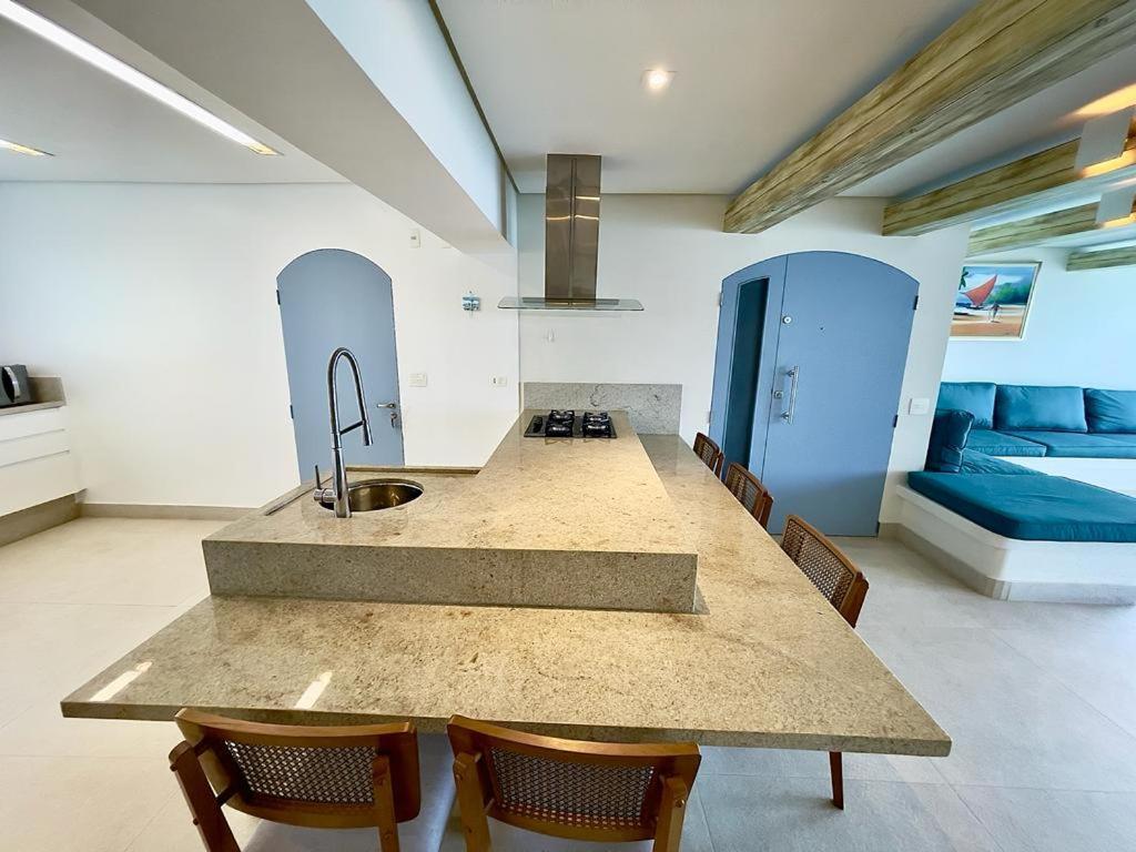 Apartment Morro Do Maluf De Frente Ao Mar! Guaruja