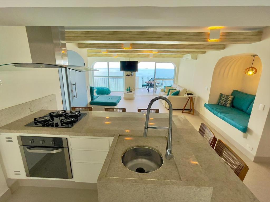 Apartment Morro Do Maluf De Frente Ao Mar!